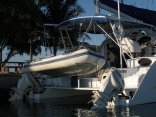 Evinrude 115 S On My Sailing Catamaran