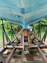 Click image for larger version

Name:	Mystery wooden keel aft view.jpeg
Views:	35
Size:	133.5 KB
ID:	286462