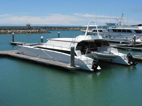 Who Makes A Large Catamaran With Outboards Cruisers Sailing Forums