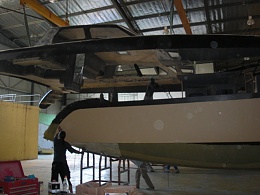 Click image for larger version

Name:	#10 Moving hull into place under deck (3).JPG
Views:	499
Size:	233.9 KB
ID:	41777