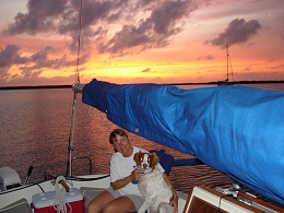 Click image for larger version

Name:	Ann & Roxy sunset on sailboat.jpg
Views:	521
Size:	469.5 KB
ID:	6689