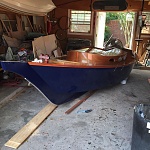 August 5th, 2015 - Projected completion of sailboat: September 2015!  
 
Home Built 20' Wooden Sloop (Weekender Design by Stevenson Projects)