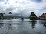 Heading out of Suisan Harbor, Hilo, Hawaiʻi, 15 Sept 2019