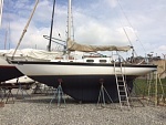 Pendragon - Alberg 35 out of the water