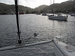 Rented a mooring ball @Bequia from Fat Shag for $25us/night. He and his buddy kept an eye on the boat for us while we were ashore.