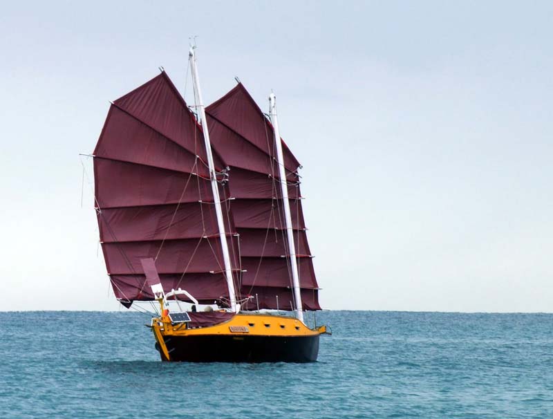 schooner sailing