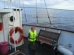 Palsa is sailing in Riga gulf