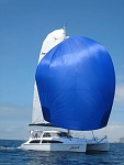 Seawind 1160 under spinaker