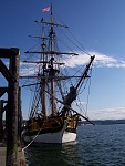 Brig Lady Washington. My first square rig. 
 
Official tallship of the State of Washington. Look for her as she travels up and down the West Coast.