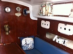 The Senta - 28ft Colvic Sea Rover - Cabin the day we bought vessel