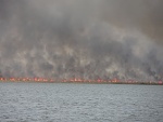 Louisiana burning.