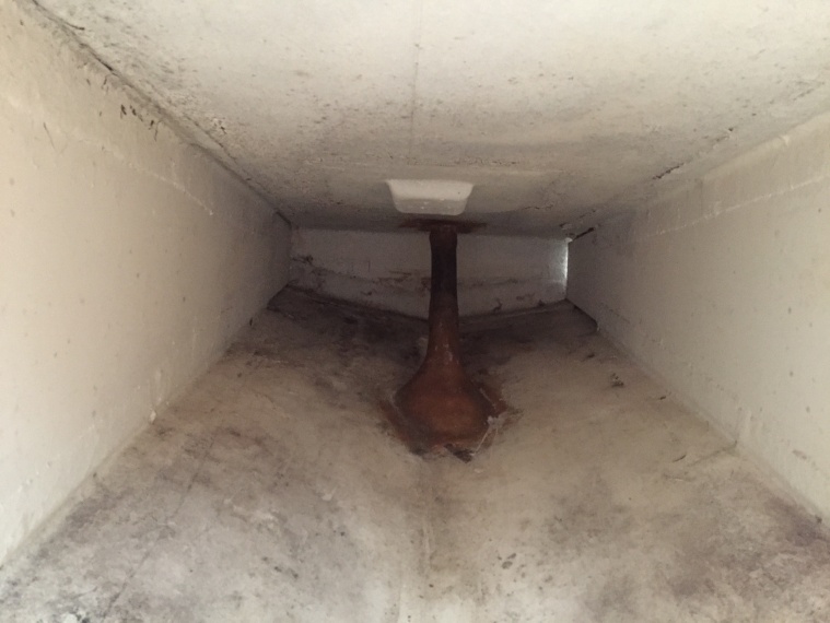 This is the rudder post under the cockpit. It is solidly glassed in at the hull. There are no seals or bearings needed here. The block glassed in under the cockpit is, I can only assume, for the fuel tank that is usually there for models with the inboard engine.