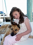 My baby girl and her dog