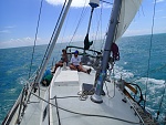 Great daysail with friends 22knot winds no seas can't beat it