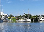 Waterline Marina, Melbourne, Fl. Nice end tie on old wood dock that was falling apart. Very private, but had 8' trailer with 2 new dock boxes,...