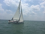 Sailing in Lake Erie