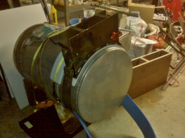 Main Tank with saddle mount started