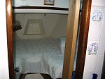 The forward cabin bunk with a new super mattress which came from the manfacturer with a Brown Recluse Spider. The spider bit the skipper and made a...