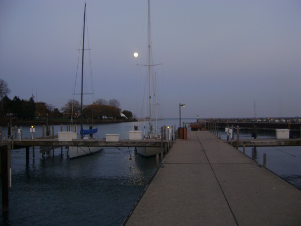 Moonlight over Waukegan