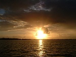 Anchored in same place (Eau Gallie), next morning.