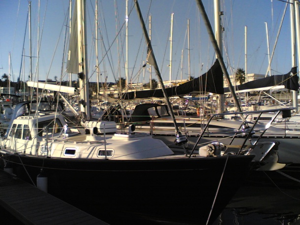 Windsong of Beaulieu... August 2011
A Vancouver 34 Pilothouse cutter delivered from Poole, UK to Cascais, Portugal.