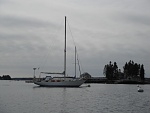 At anchor in Maine