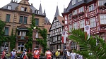 Stopping for a beer in the Town center in Hiedelburg. Cheers!