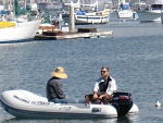 Dinghy and outboard