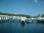 Inside Harbor Cay, Berry Islands.