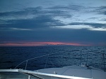 Sunset while underway in the Caribbean.