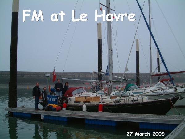 Le Havre mooring.