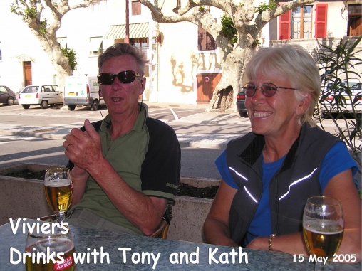 Tony & Kath at Viviers.
