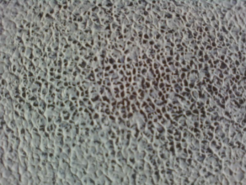 close up of nonskid where its worn through