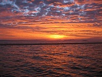 Amazing sunset at Upstart Bay
