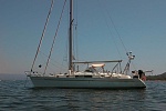 Sean Seamour II (read Jean's SeaLove) in Gulf of Saint Tropez ready for Atlantic crossing