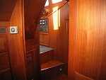 Stairs to aft cabin