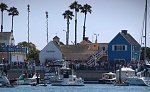 The crowd at Marina del Rey's Fisherman's Village