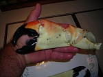 Stone crab claw in Eluthera